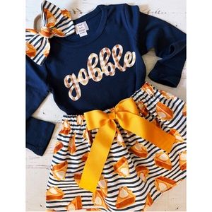 Thanksgiving outfit for girls size 2t